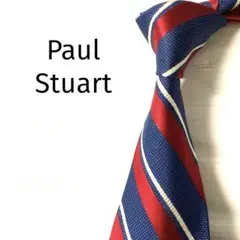 ポールスチュアート　Paul Stuart ネクタイ　ストライプ　ネイビー系のサムネイル