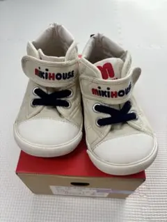【ミキハウス】セカンドベビーシューズ 13.5cm 白【miki HOUSE】