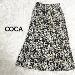 ⭐︎ COCA コカ 花柄Aラインウエストゴムスカート