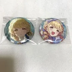 学マス　ことね　雨上がりのアイリス　缶バッジ