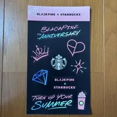 【限定】BLACKPINK STARBUCKS ステッカー　韓国