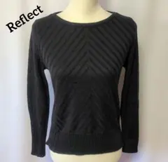 未使用☆Reflect♡黒 ニットセーター 長袖