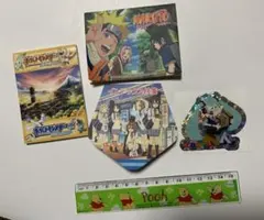 NARUTO & K-On! ポケモン 初音ミク メモ帳とステッカーセット