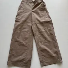 美品⭐︎ユニクロ　UNIQLO チノパン　ベージュ ワイドパンツ sサイズ