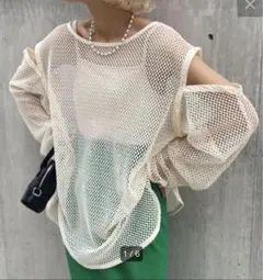 CIAOPANIC  マルチWAYメッシュカットアウトトップス　FREE