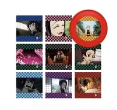 鬼滅の刃 いちのや 購入特典 オリジナル風呂敷 我妻善逸 缶バッジ2個おまけ付き