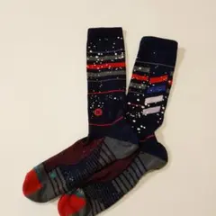 値下げ　スポーツ ソックス ネイビー ストライプ　STANCE　Мサイズのサムネイル