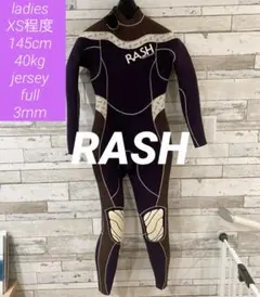 【早い者勝ち】RASH レディースXS 145cm 40kg ジャーフル 3ミリ