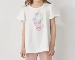 any FAM KIDS 接触冷感 しろくま ミラクルプリント Tシャツ