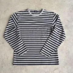 90s OLD UNIQLO ボーダーロンT 紺色タグ Mサイズ