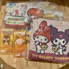 サンリオ マイメロ キキララ クッション こぎゅみん バツ丸くん ペンケース