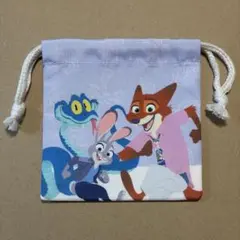 ズートピア2 トレーディングミニ巾着 ゲイリー ジュディ ニック