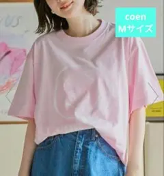 新品未使用 coen NIRVANA Tシャツ ピンク Mのサムネイル