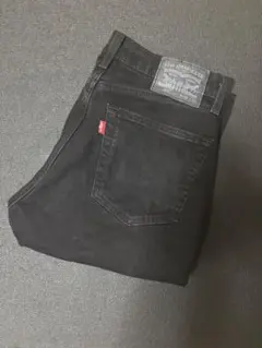 Levi's 505 W30 L32ブラック ストレートデニム