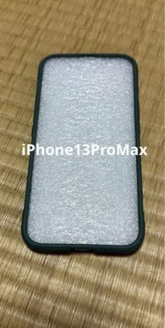 iPhone13ProMAX グリーン シンプル シリコン ケース シリコン