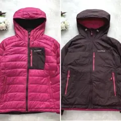 大きいサイズ✨モンベル コロラドパーカ ダウン リバーシブル 2way ピンク