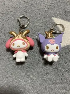 クロミ マイメロ キーホルダー 2個セット 宇佐美