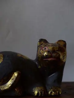 金運開運厄除け◎ 幸運を招く3匹の招き三毛猫 絵画 掛け軸 インテリア レア♪ 金運開運厄除け◎ 幸運を招く3匹の招き三毛猫 絵画 掛け軸 インテリア