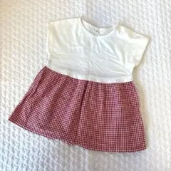 無印良品 ベビー チュニックワンピース 80