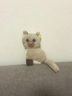 シュタイフ　ヴィンテージ　タビーキャット　ぬいぐるみ　茶トラ　紙タグ付き シュタイフ ヴィンテージ タビーキャット ぬいぐるみ 茶トラ 紙