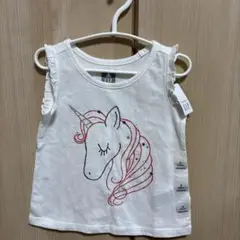 BabyGAP ユニコーン タンクトップ ホワイト