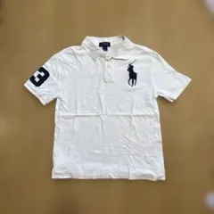 m*t様 【極美品】Polo Ralph Lauren ポロシャツ ホワイト ビ - メルカリ