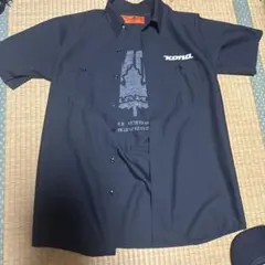 RED KAPワークシャツ ダークブルー 古着 ストリート系