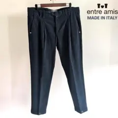 新品 ENTRE AMIS アントレアミ ストレッチパンツ ネイビーのサムネイル