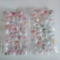 【さ-5】ぷくぷくシール　2シート　まとめ売り　ガチャガチャ