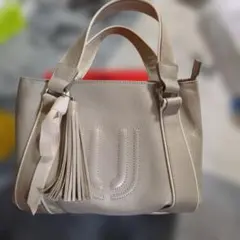 ユーバイウンガロ ベージュ トートバッグ