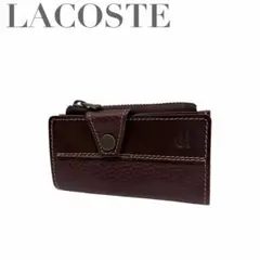 LACOSTE ラコステ レザー 8.357 キーケース コインケース ブラウンのサムネイル