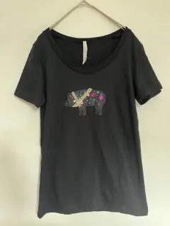 SUNAOKUWAHARA スナオクワハラ Tシャツ 黒のサムネイル