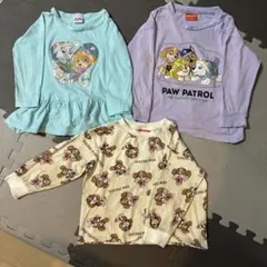 PAW PATROL Tシャツ 3枚セット