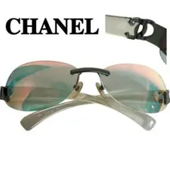 CHANEL サングラス 4037 ココマーク シャネル リムレス オーロラ