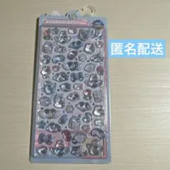 ボンボンドロップシール　うさぎ　天使　みずいろ