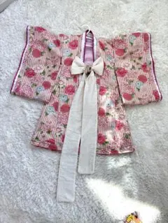 桃色十二単　ベビーキッズ