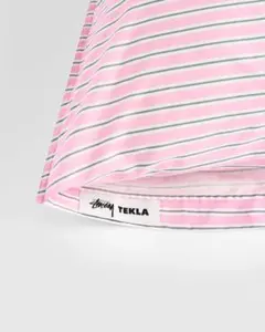 Stussy x Tekla / Pink Stripes pillow