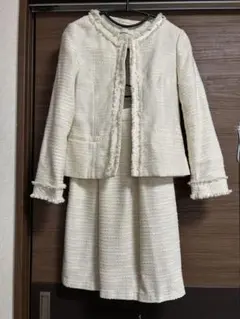 musmush ミッシュマッシュ　アイボリーセットアップ