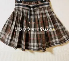 axes femme プリーツ　スカート　フレアスカート