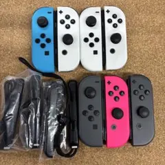 【ジャンク品】　ジョイコン7本+ストラップ4つセット