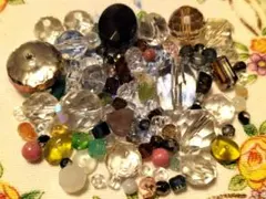 フランスアンティーク シャンデリア クリスタル シェード 西洋家具 ビンテージ