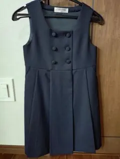 ショパン　お受験　濃紺　ジャンバースカート 120cm　極美品