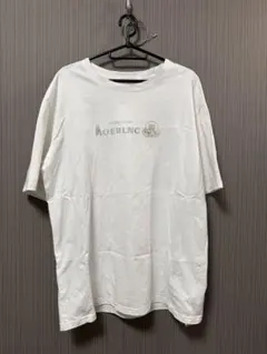 MONCLER × FRAGMENT ラインストーンロゴTシャツ 白 L