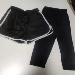 【美品】ショートパンツ・レギンスセット
