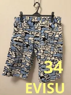 EVISU 総柄 ショートパンツ ハーフパンツのサムネイル