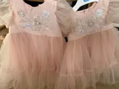 ベビードレス　チュール刺繍 2着セット