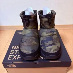 【新品】25cm THE NORTH FACE カモフラージュ スノーブーツ