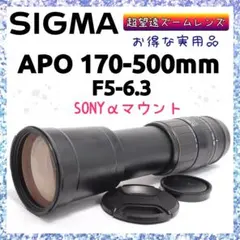 ❤即購入1000円OFF❤SIGMA APO 170-500mm Sony αA
