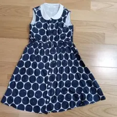 SENSE OF WONDER ドット柄ノースリーブワンピース