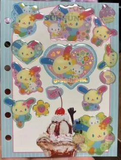ウサハナ ドロップジュエリーシール